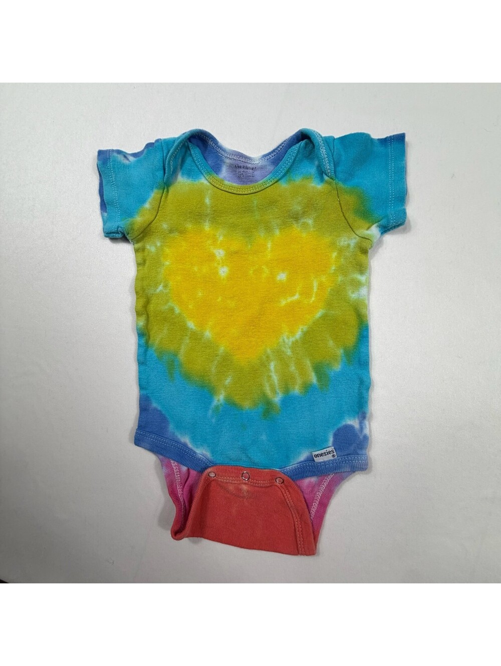 Tie-Dye Heart Baby Bodysuit